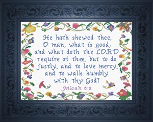 What Doth The LORD Require - Micah 6:8